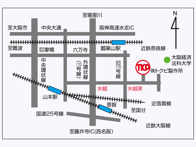 トクピ製作所地図